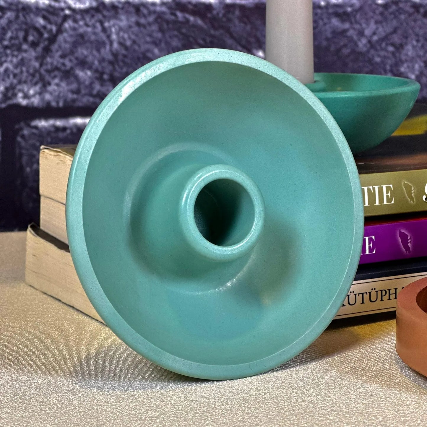 Candlestick Holder | Modern Handmade Concrete Design | Minimalist Taper Candle Holder | Wedding Decor & Centerpiece