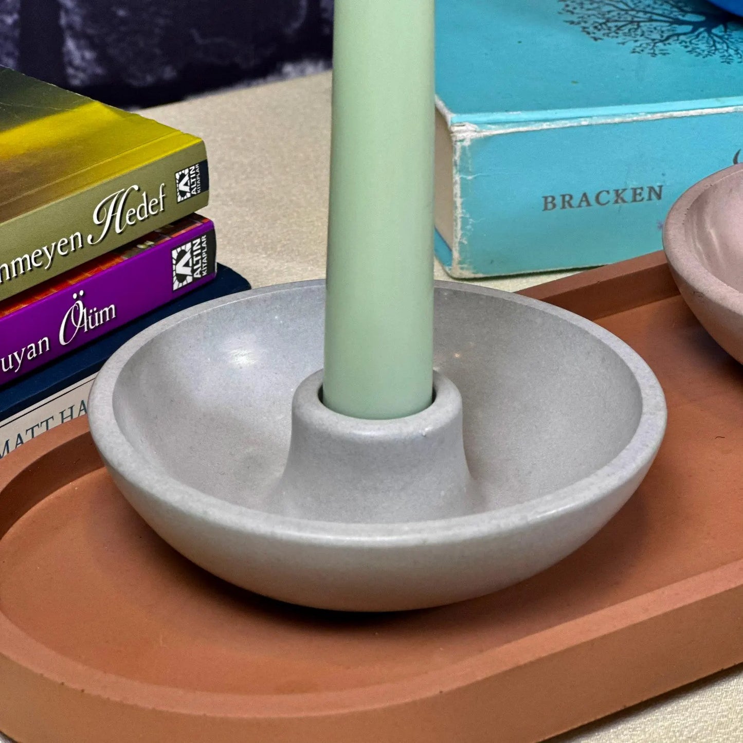 Candlestick Holder | Modern Handmade Concrete Design | Minimalist Taper Candle Holder | Wedding Decor & Centerpiece